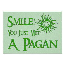 Pagan Smile Personalized Announcement
