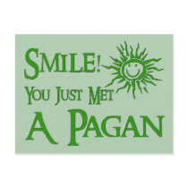 Pagan Smile Postcard