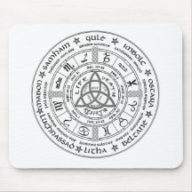 Pagan wheel of the Year Mousepads