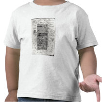 Page from one of Balzac's works Tee Shirts