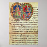 Page from the Charter Kelso Abbey with Posters