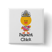 Pageant Chick Button