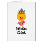 Pageant Chick Greeting Card