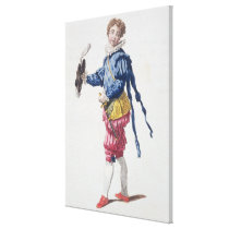 Pageboy at Court during the Reign of Edward VI (en canvas prints