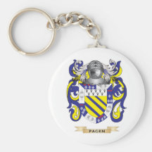 Pagen Coat of Arms (Family Crest) Keychains