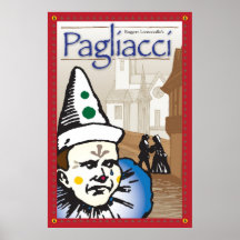 Pagliacci, Opera Poster