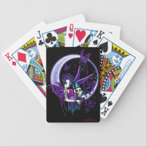 Paige Crescent Moon Butterfly Fairy Playing Cards playing cards
