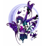Paige Crescent Moon Flower Fae t-shirts