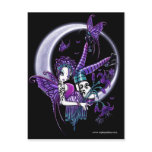 Paige Tattoo Moon Flower Fairy Postcard