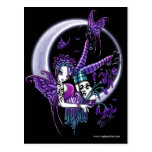 Paige Tattoo Moon Flower Fairy Postcard