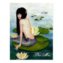 PaiMei the Mermaid Postcards