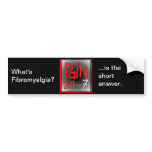 Pain 24/7 bumper sticker