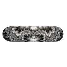 Pain d'amande de fleur de glace dans le brouillard skateboards