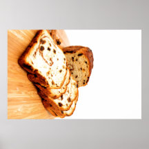 Pain de cannelle de raisin sec affiche
