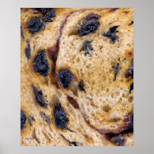 Pain grillé de raisin sec posters
