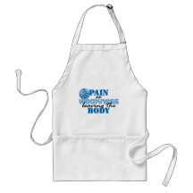 Pain is weakness leaving the body - Volleyball Apron