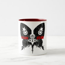 PAIN STAR Death Head Mugs