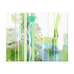 Paint and Stripes Canvas Print