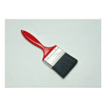 Paint brush invitation