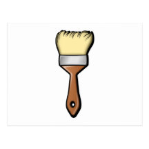 Paint Brush Postcard