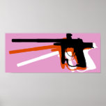 Paint gun in motion, c. 2008-09 posters