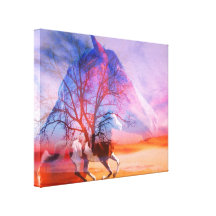 Paint Horse dreams Canvas Print