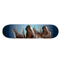 Paint Horse Face Skateboard