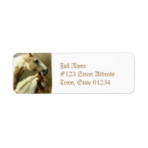 Paint Horse Pair  Mailing Label labels