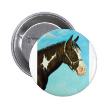 Paint Horse Pinback Buttons
