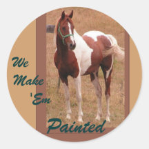 Paint Horse Stickers 1