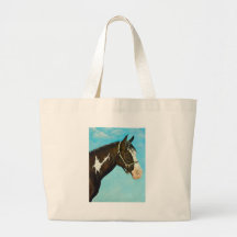 Paint Horse Tote Bags