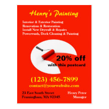 Paint Postcard