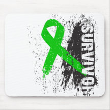 Paint Splash Design - Kidney Cancer Survivor Mousepads