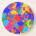 Paint Splatter coasters