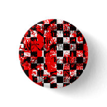 Paint Splatter Chequerboard Graphic
