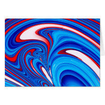 Paint Swirl Greeting Card