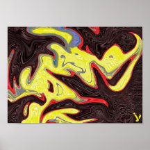 paint swirl poster