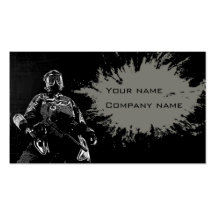 Paintball business card