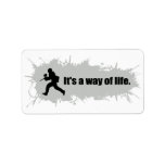 Paintball is a Way of Life Labels