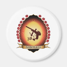 Paintball Mandorla Fridge Magnets