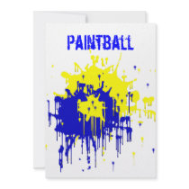 Paintball Party Invitation