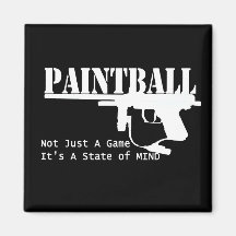 Paintball State of Mind Magnet