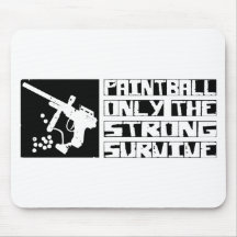 Paintball Survive Mouse Mat