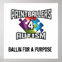 Paintballr 4 Autism Poster