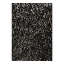 Painted black gems custom invite