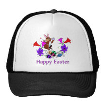 Painted Bunny Eggs Trucker Hat