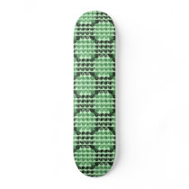 Painted Chequered Swirls (Green) 2