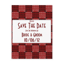 Painted Chequered Swirls (Red) (Wedding)