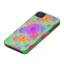 Painted Dahlias iPhone Case Case-Mate iPhone 4 Case