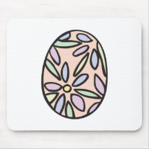 Painted Easter Egg Mousepads